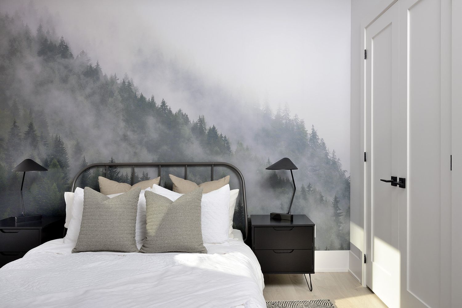 bedroom layout ideas nightstands