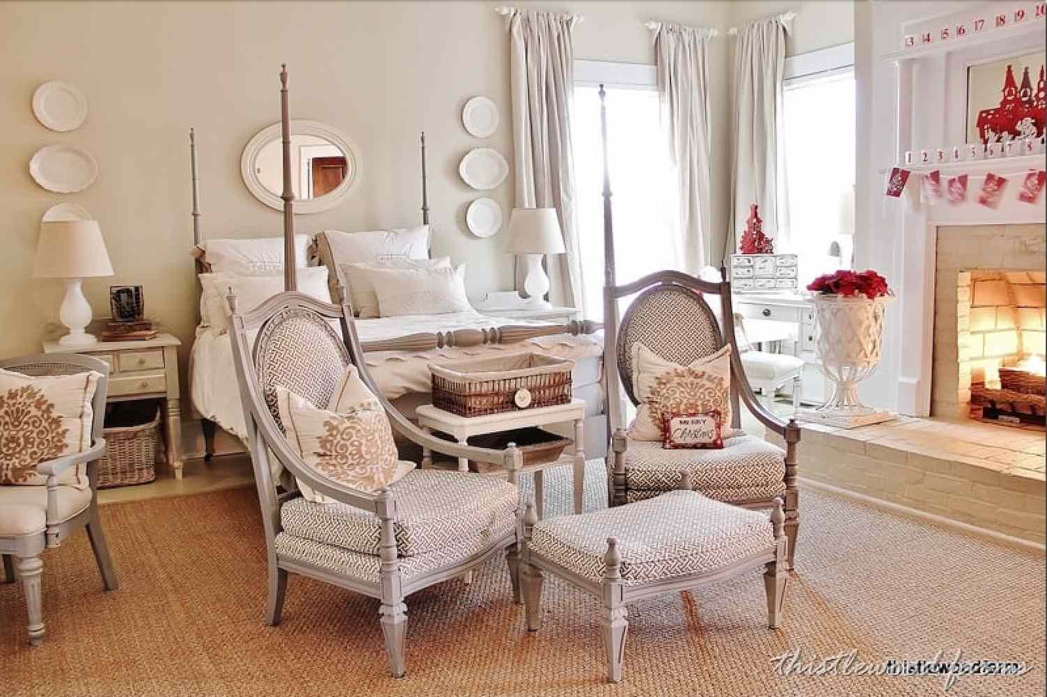 christmas bedroom