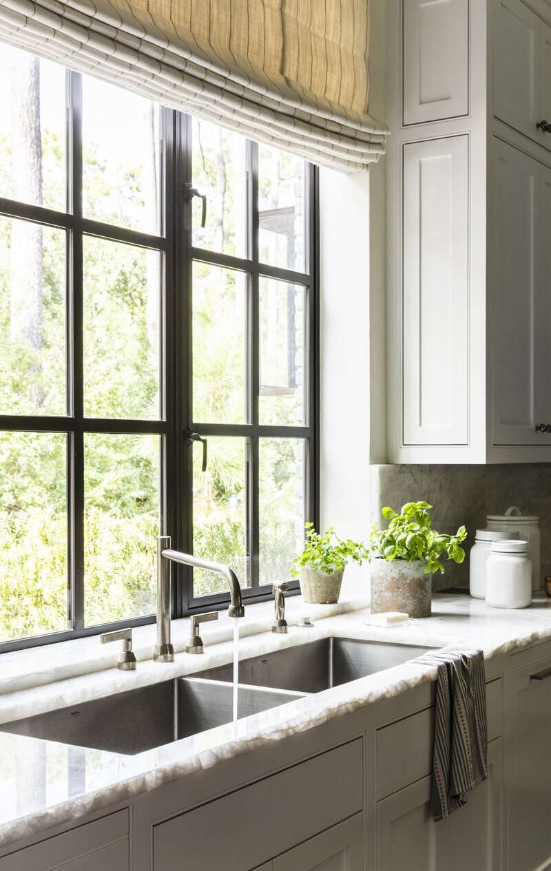 kitchen sink window shade
