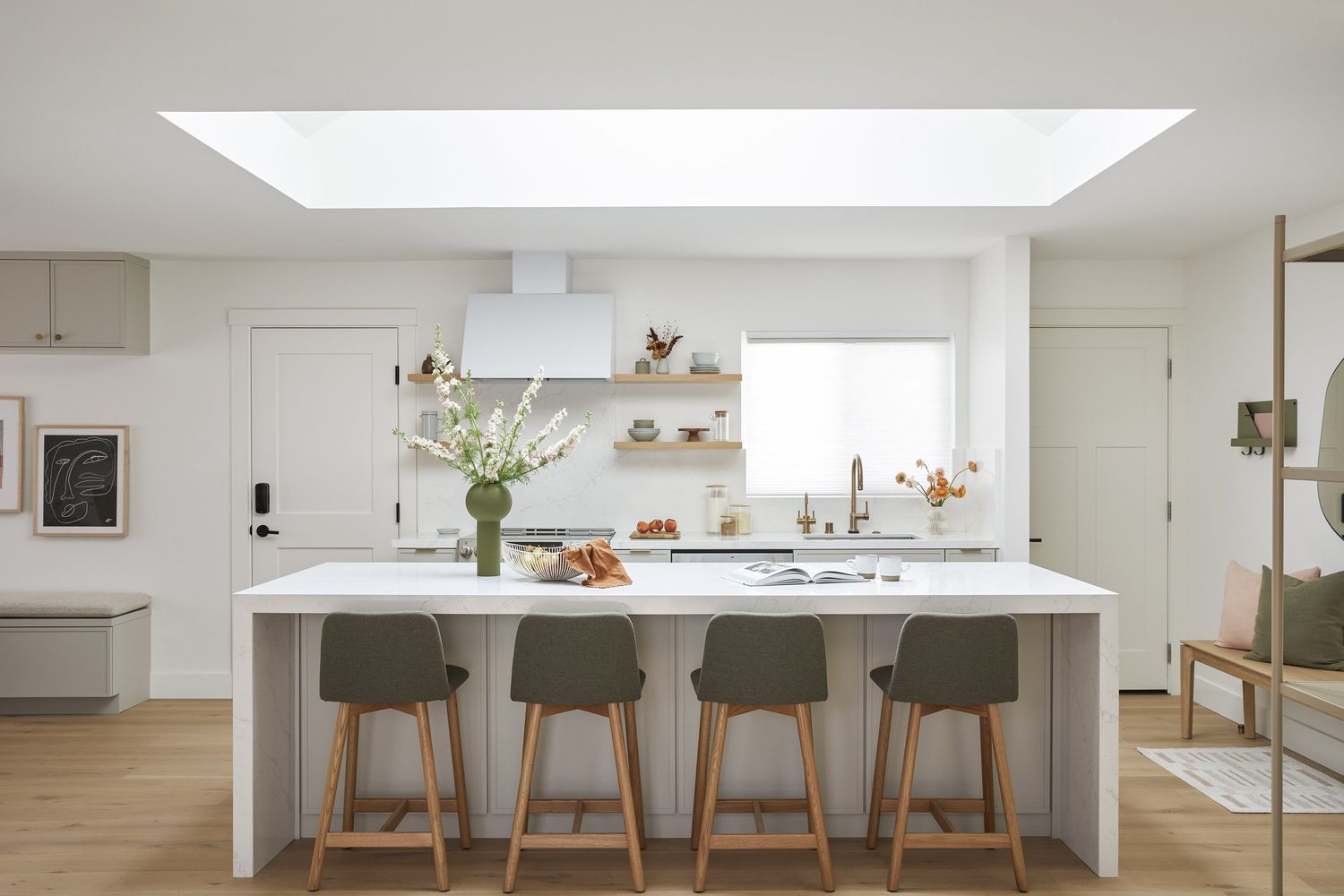 modern kitchen window decor ideas