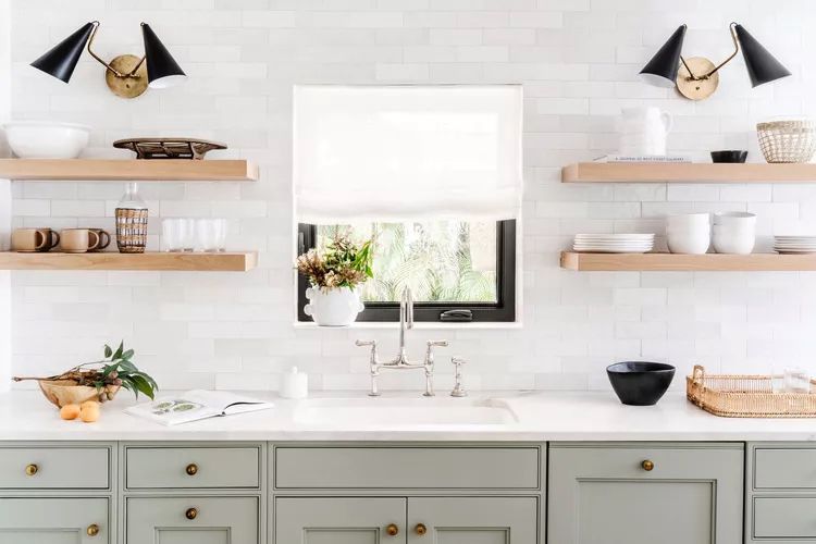kitchen sink window shade