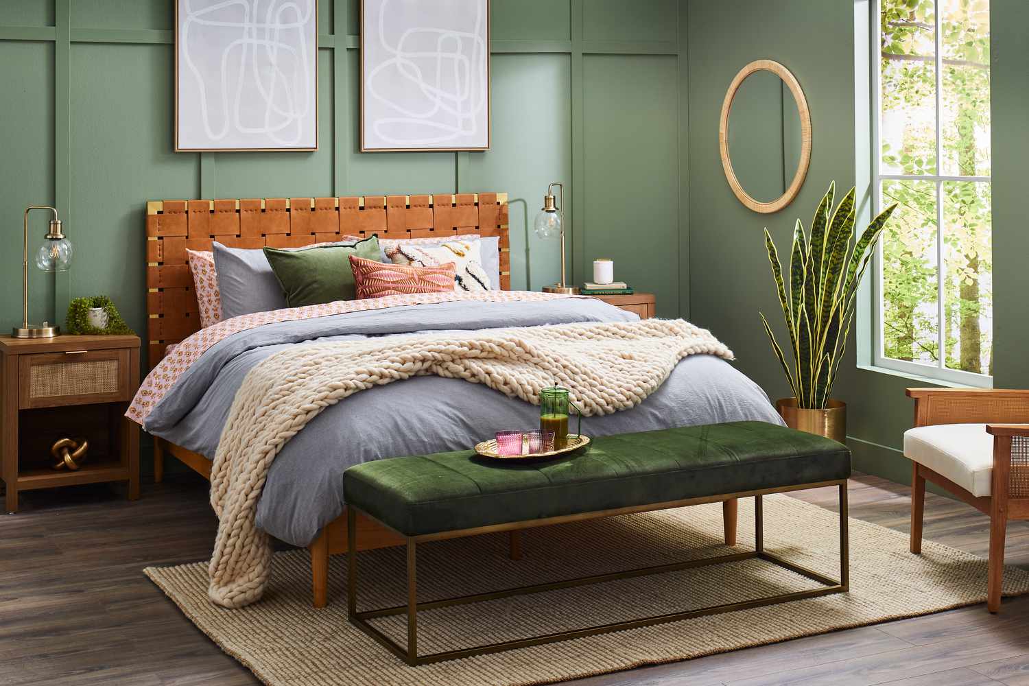 Stunning primary bedroom decor